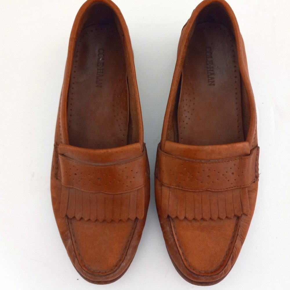 Cole Haan Saddle Tan Leather Moccasins Women's 6.5